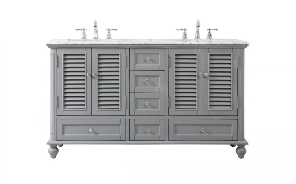 Elegant Lighting RHODES VF30560DGR Bathroom Fixture Nautical - Grey