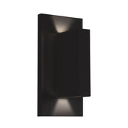 Vista 9-in Black LED Exterior Wall Sconce
