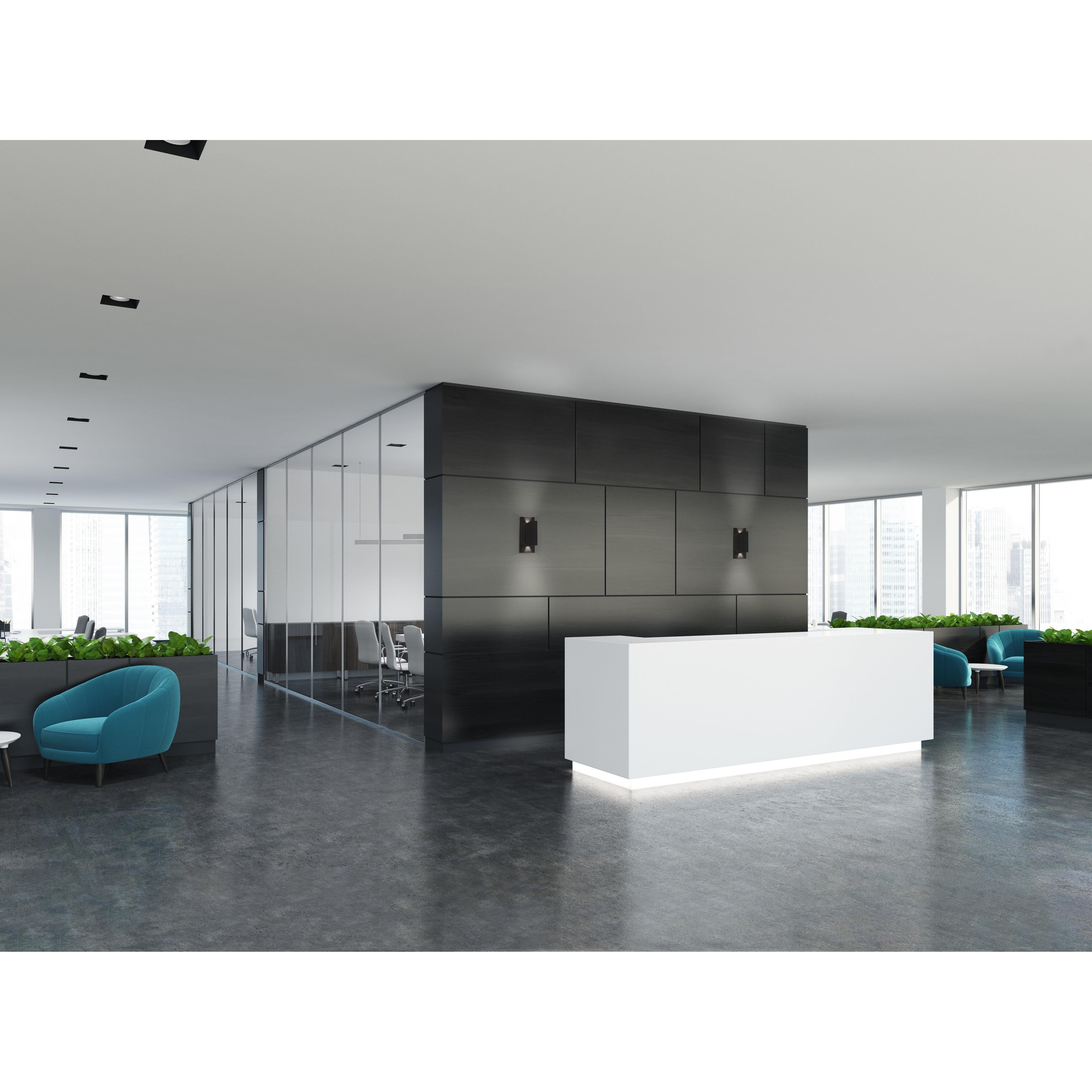 Vista 9-in Black LED Exterior Wall Sconce