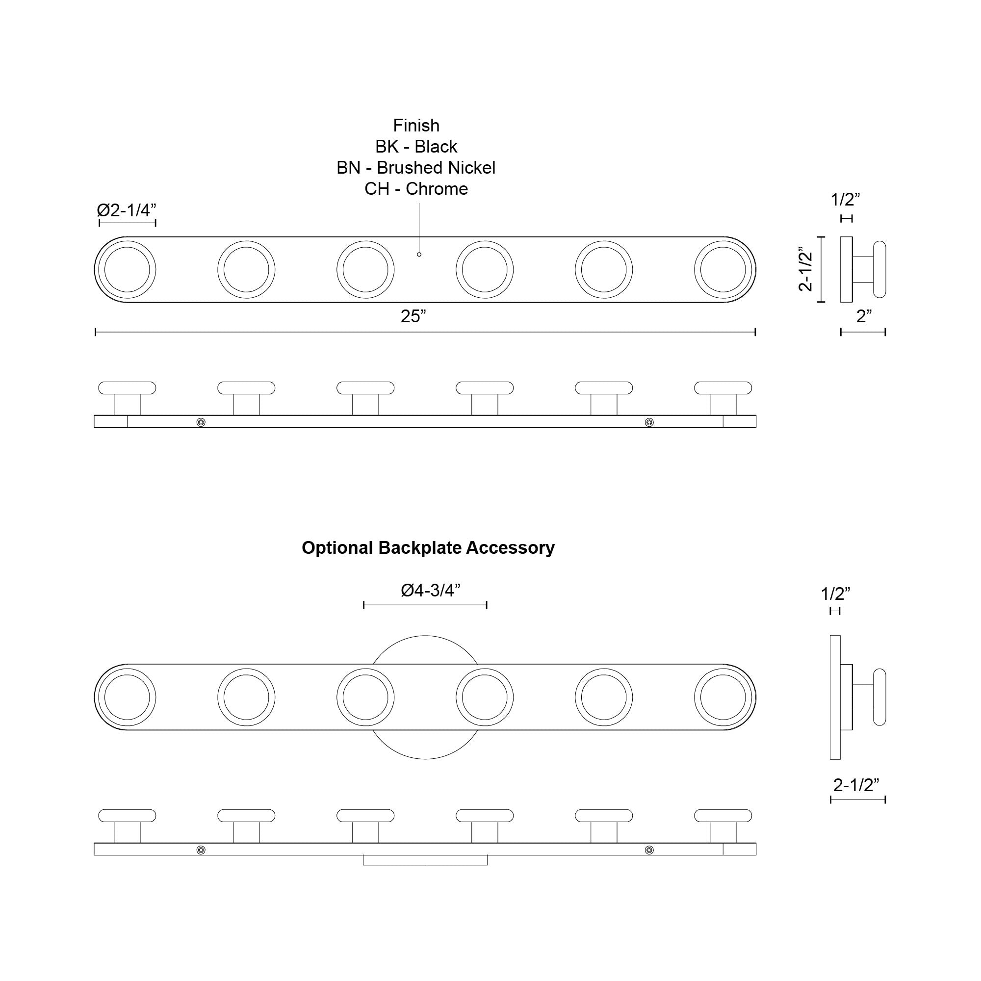 Rezz 25-in Chrome LED Vanity