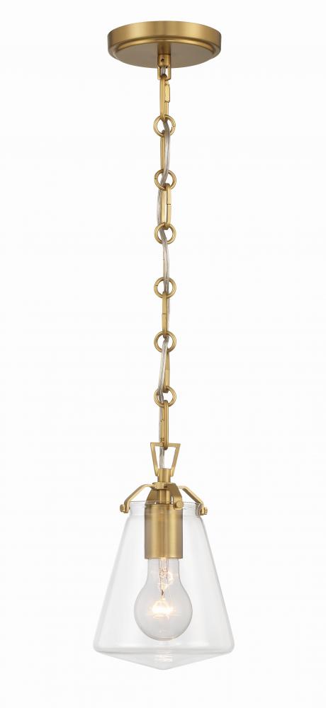 Crystorama VOSS VSS-7002-LG Mini Pendant Modern - Luxe Gold