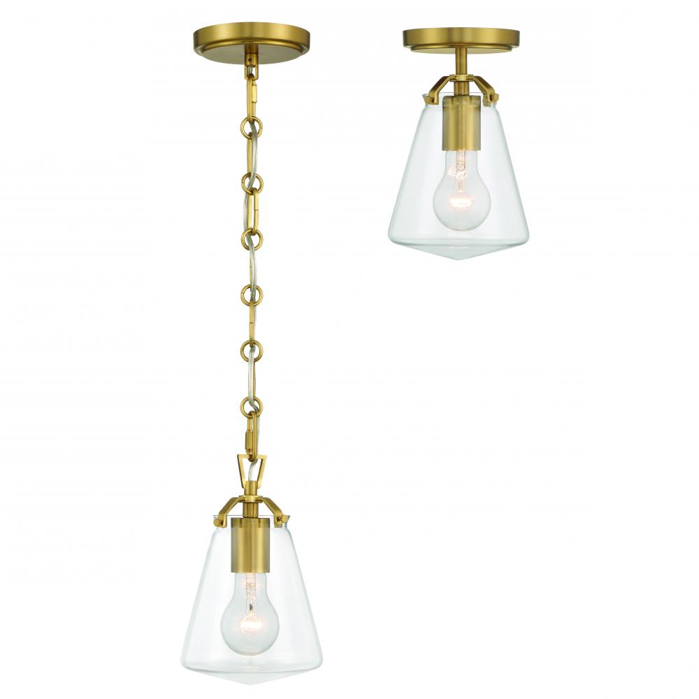 Crystorama VOSS VSS-7002-LG Mini Pendant Modern - Luxe Gold