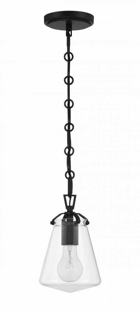 Crystorama VOSS VSS-7002-MK Mini Pendant Modern - Matte Black