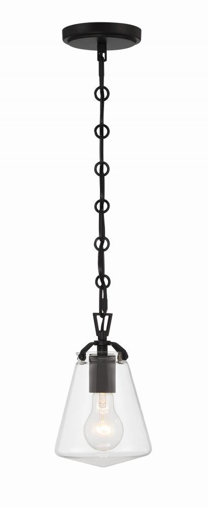 Crystorama VOSS VSS-7002-MK Mini Pendant Modern - Matte Black