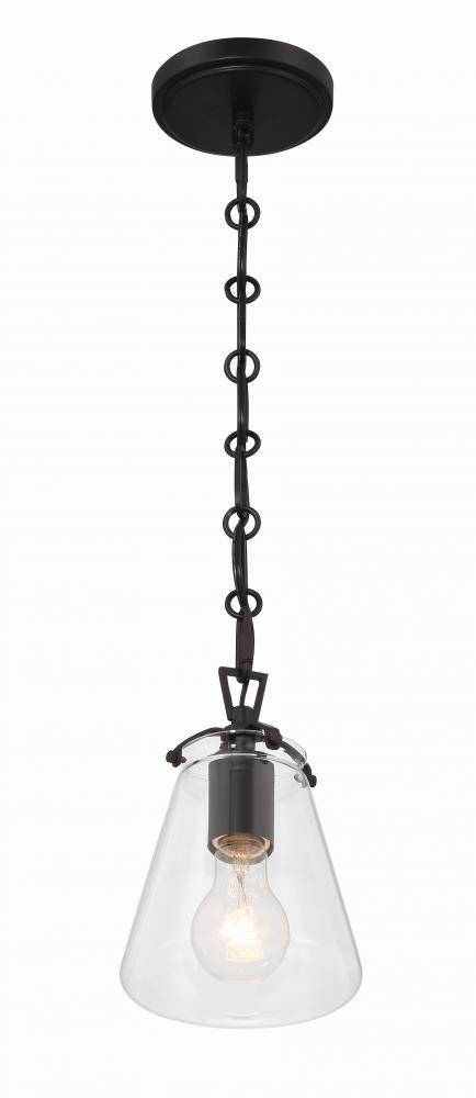 Crystorama VOSS VSS-7002-MK Mini Pendant Modern - Matte Black