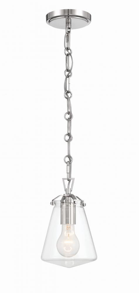 Crystorama VOSS VSS-7002-PN Mini Pendant Modern - Polished Nickel