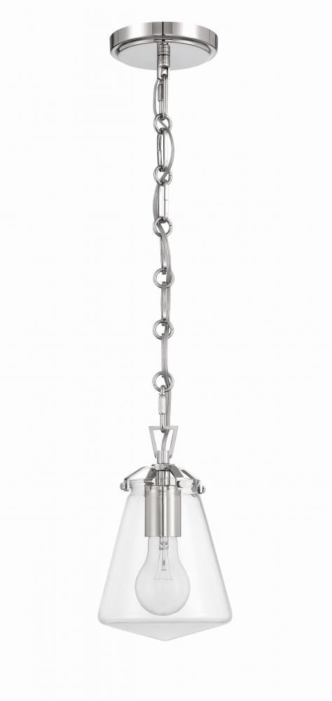 Crystorama VOSS VSS-7002-PN Mini Pendant Modern - Polished Nickel