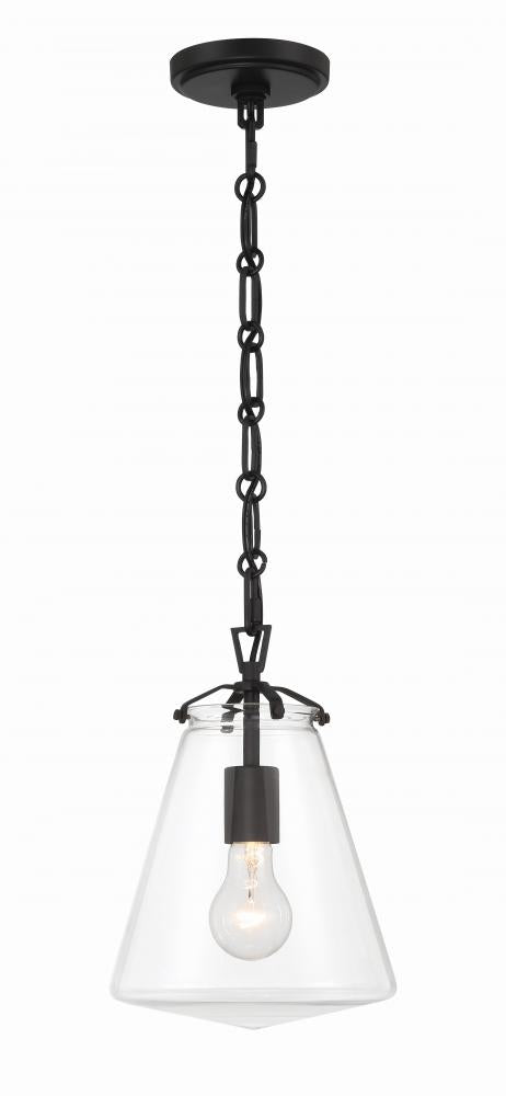 Crystorama VOSS VSS-7003-MK Mini Pendant Modern - Matte Black