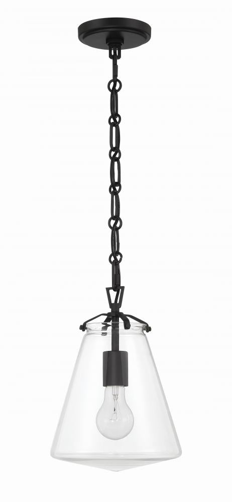 Crystorama VOSS VSS-7003-MK Mini Pendant Modern - Matte Black