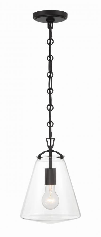 Crystorama VOSS VSS-7003-MK Mini Pendant Modern - Matte Black