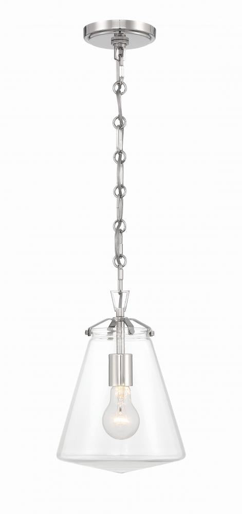 Crystorama VOSS VSS-7003-PN Mini Pendant Modern - Polished Nickel