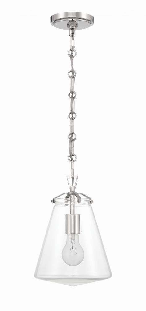 Crystorama VOSS VSS-7003-PN Mini Pendant Modern - Polished Nickel