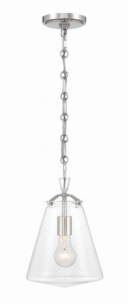 Crystorama VOSS VSS-7003-PN Mini Pendant Modern - Polished Nickel