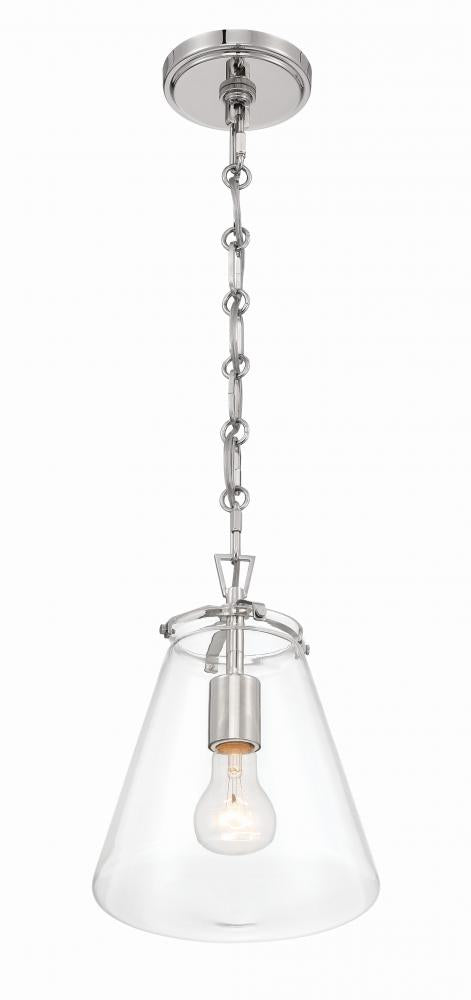 Crystorama VOSS VSS-7003-PN Mini Pendant Modern - Polished Nickel