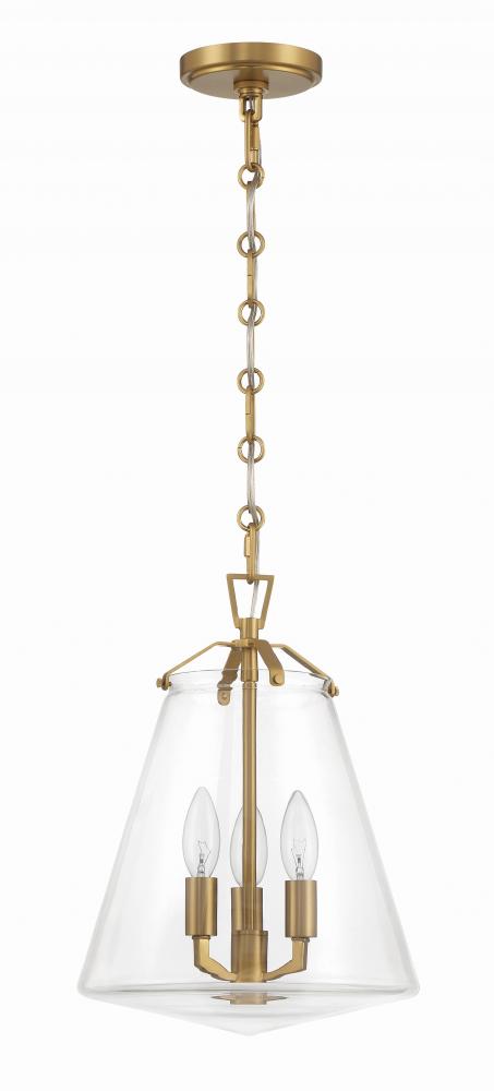 Crystorama VOSS VSS-7004-LG Mini Chandelier Modern - Luxe Gold