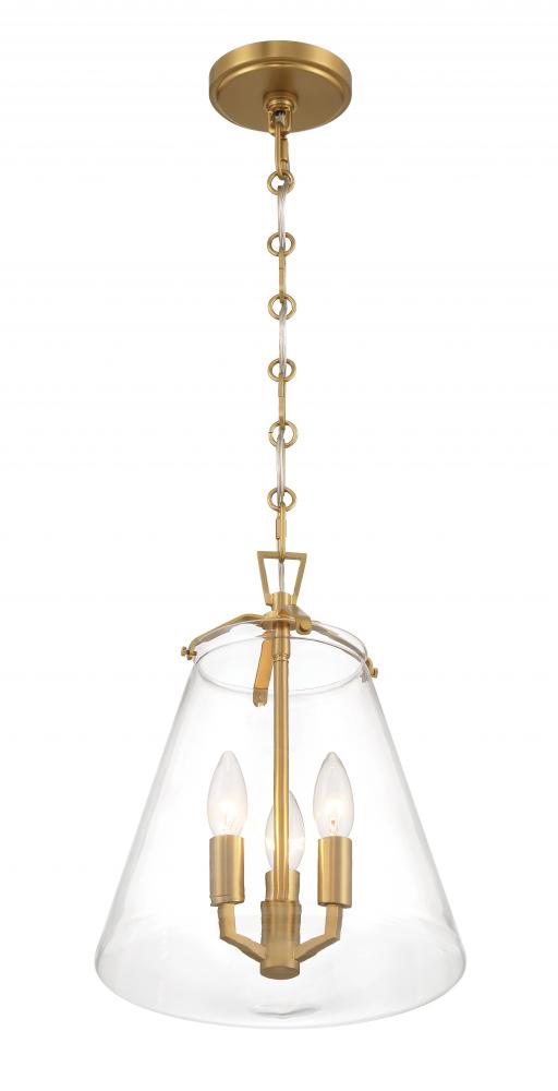 Crystorama VOSS VSS-7004-LG Mini Chandelier Modern - Luxe Gold