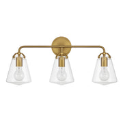 Crystorama Voss VSS-7013-LG – 25 Inch – 3 Light – Bath Vanity Light – Luxe Gold – Damp Rated