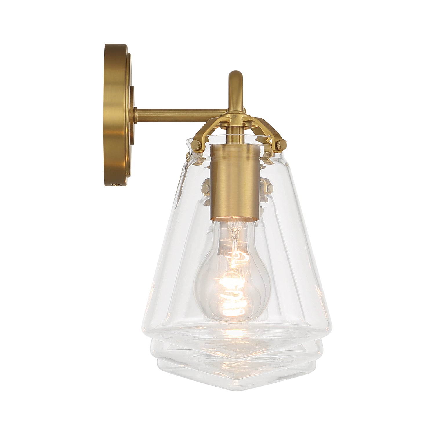 Crystorama Voss VSS-7013-LG – 25 Inch – 3 Light – Bath Vanity Light – Luxe Gold – Damp Rated