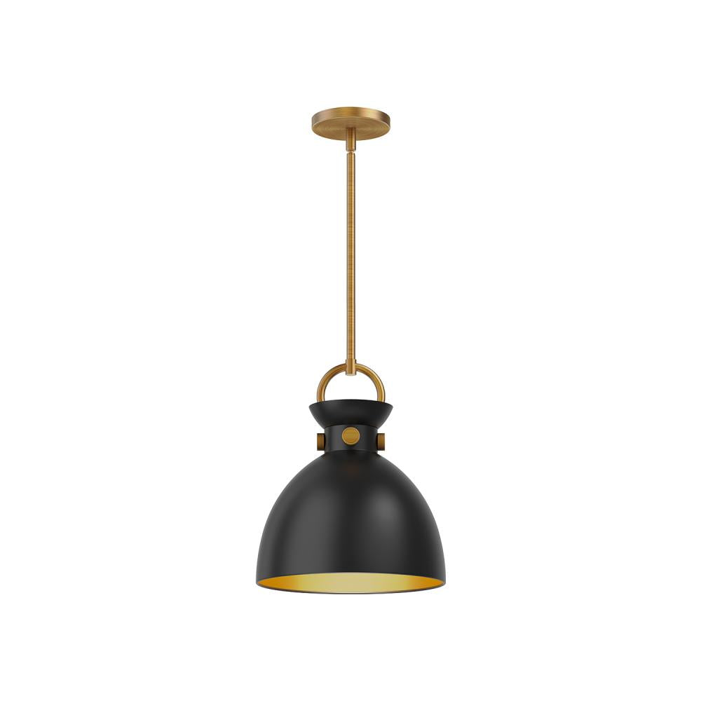 Alora Lighting WALDO PD411311AGMB Pendant Modern - Aged Gold Matte Black