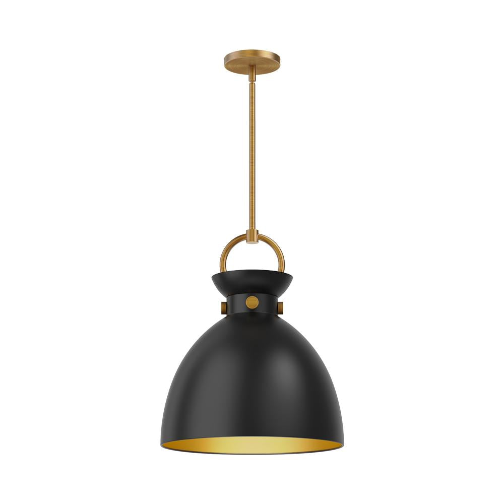 Alora Lighting WALDO PD411314AGMB Pendant Modern - Aged Gold Matte Black