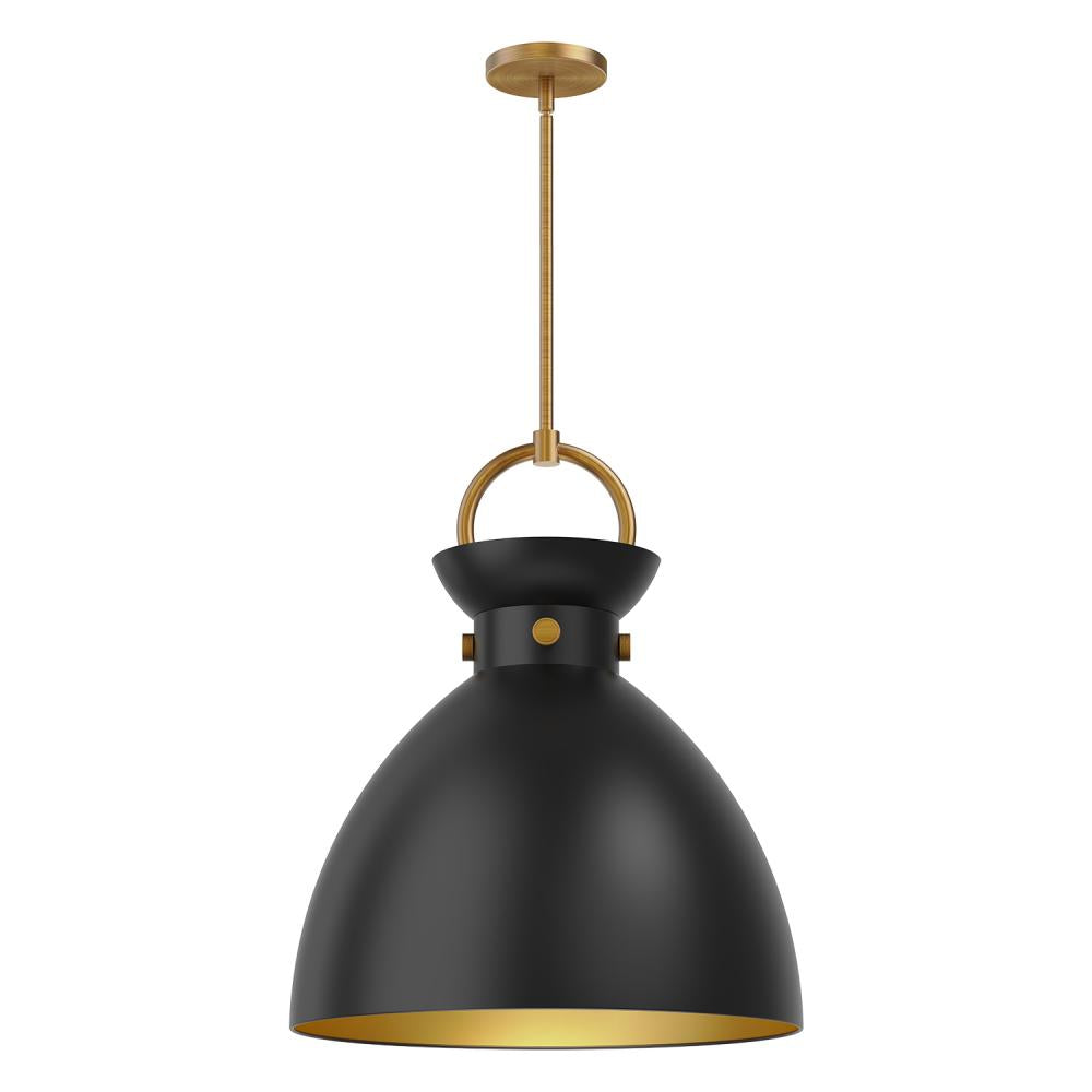 Alora Lighting WALDO PD411318AGMB Pendant Modern - Aged Gold Matte Black