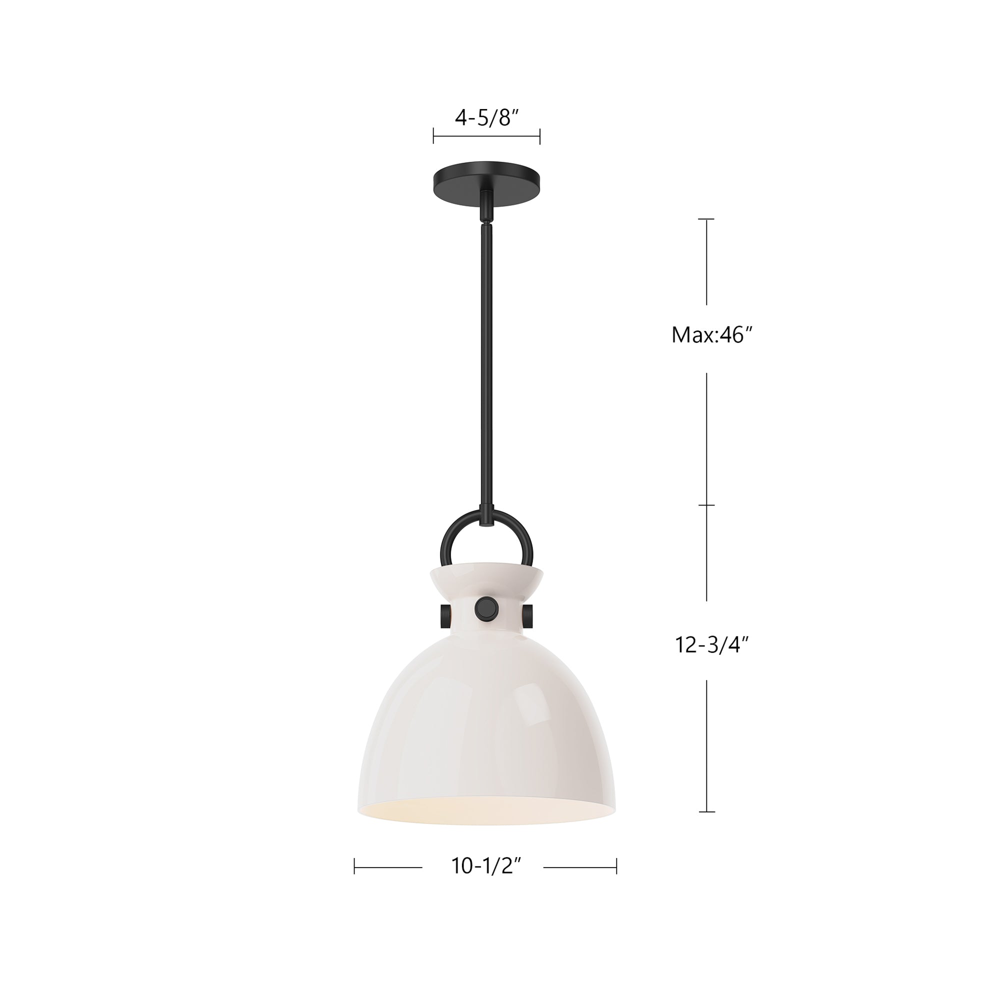 Waldo 11-in Aged Gold/Clear 1 Light Pendant