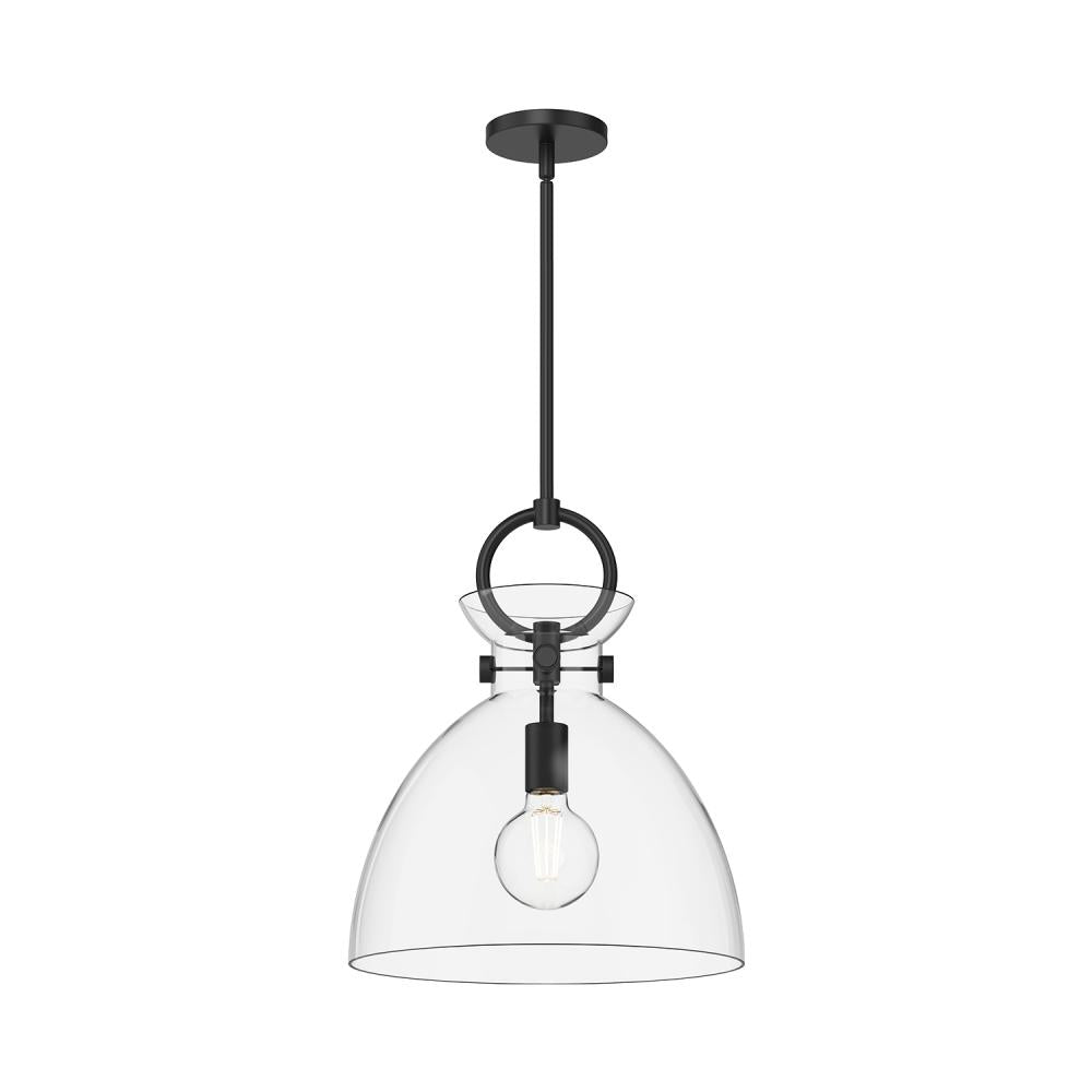 Alora Lighting WALDO PD411814MBCL Pendant Modern - Matte Black