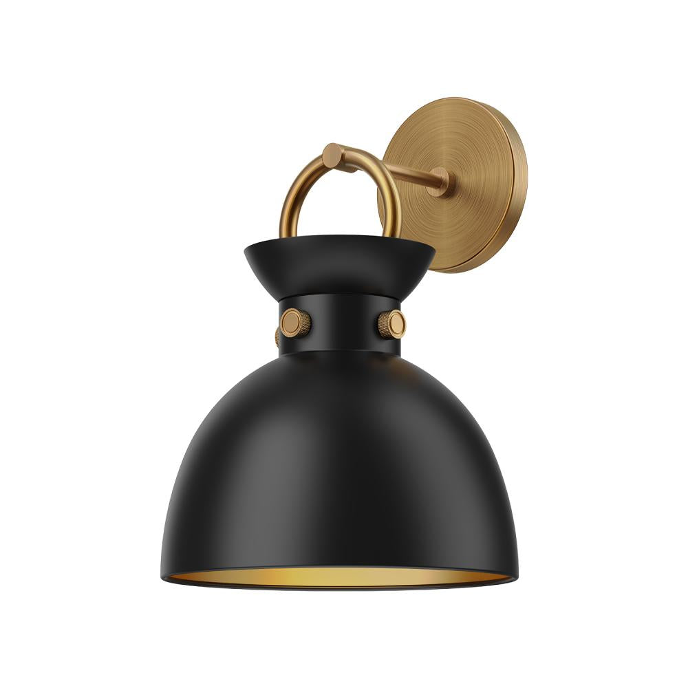 Alora Lighting WALDO WV411309AGMB Bathroom Fixture Modern - Aged Gold Matte Black