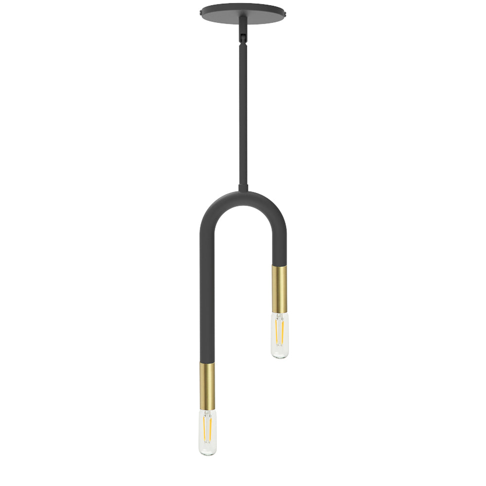 Dainolite WAND WAN-152P-MB-AGB Pendant Modern - Matte Black