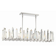 Crystorama Watson WAT-B2006-PN – 42 Inch – 6 Light – Chandelier – Polished Nickel – Damp Rated