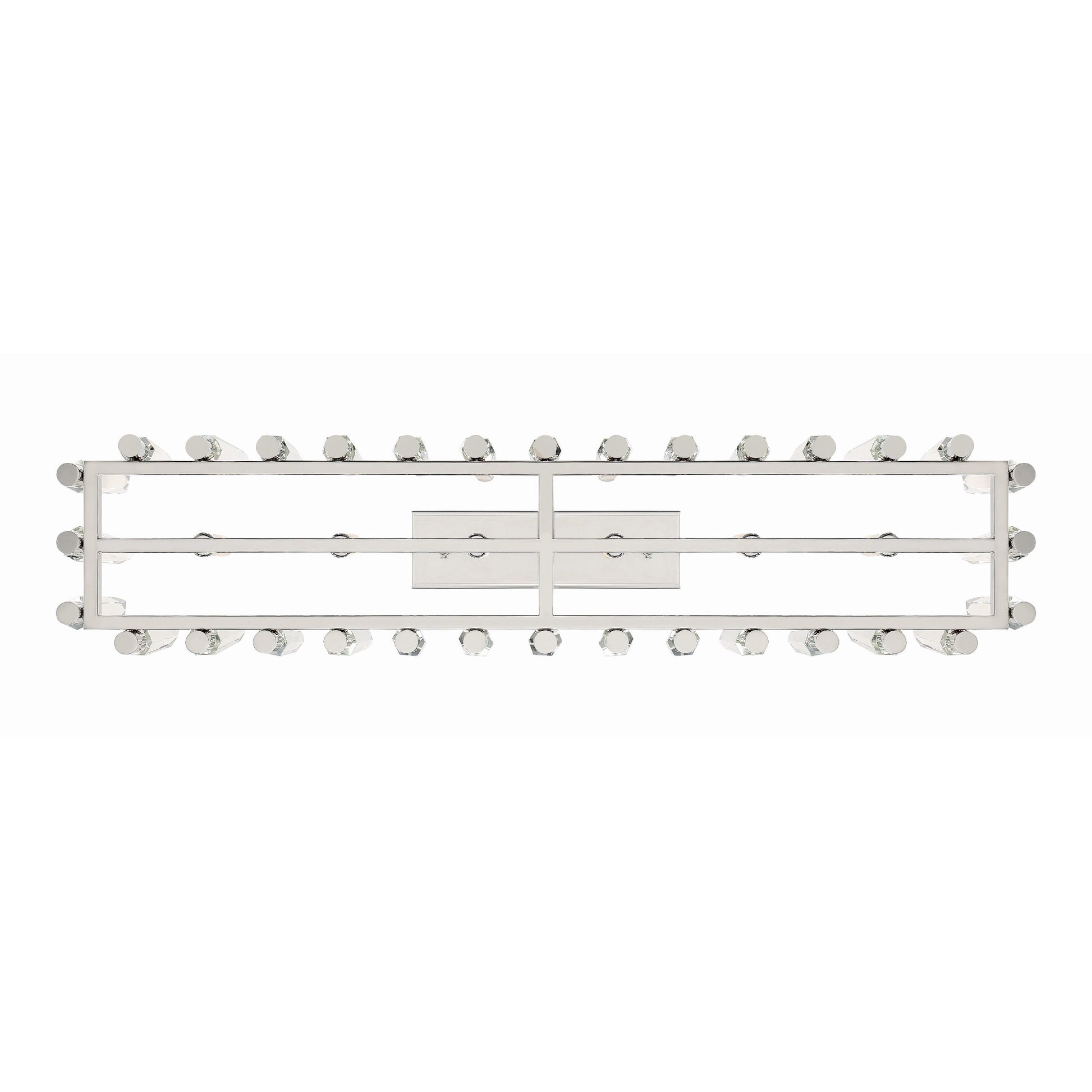 Crystorama Watson WAT-B2006-PN – 42 Inch – 6 Light – Chandelier – Polished Nickel – Damp Rated