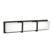 Kuzco Lighting 701313BK-LED Vanity Light Fixture, UL Damp Rated, Black