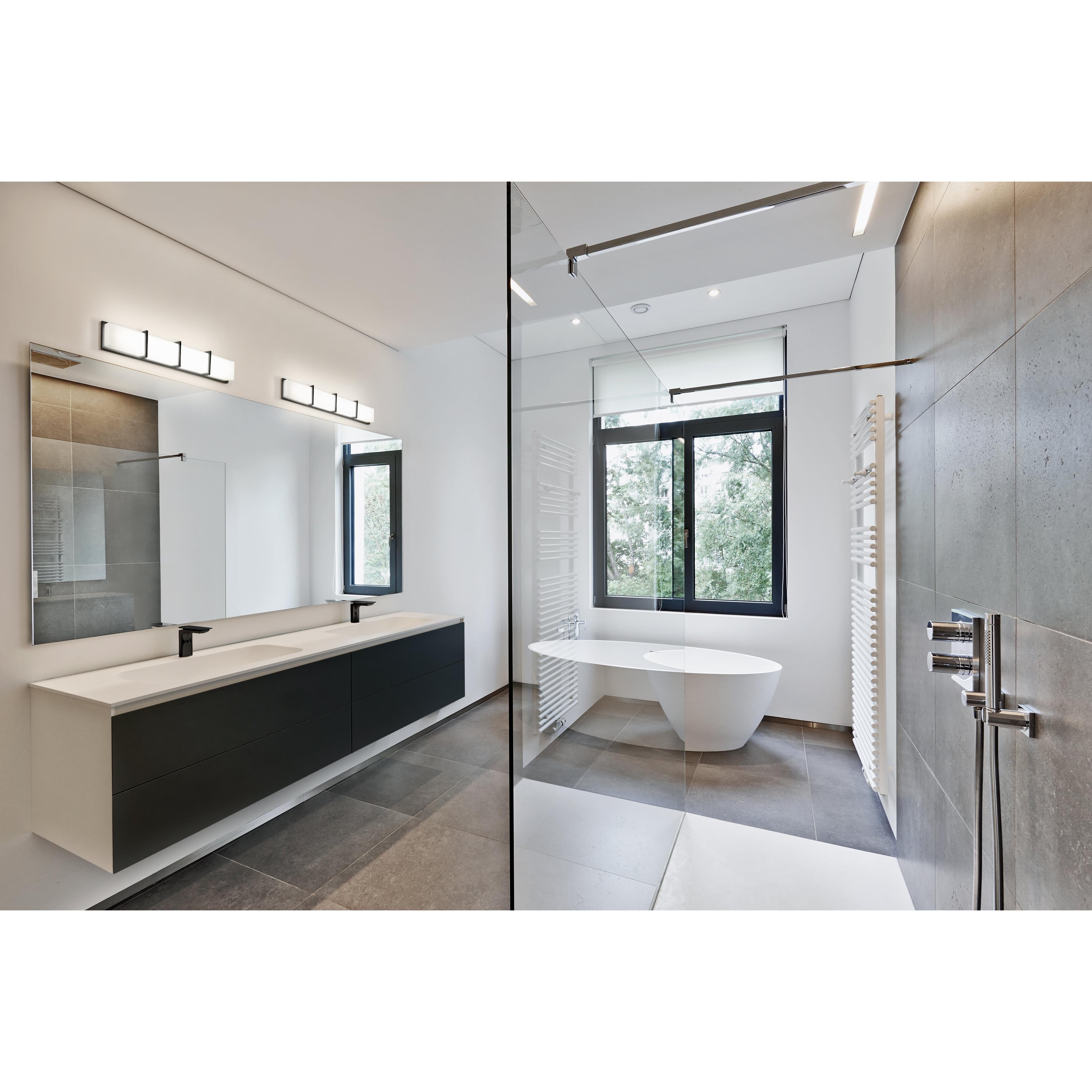 Watford 35-in Black LED Vanity