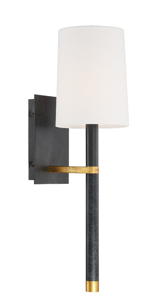 Crystorama WESTON WES-9901-BK-GA Sconce Americana - Black