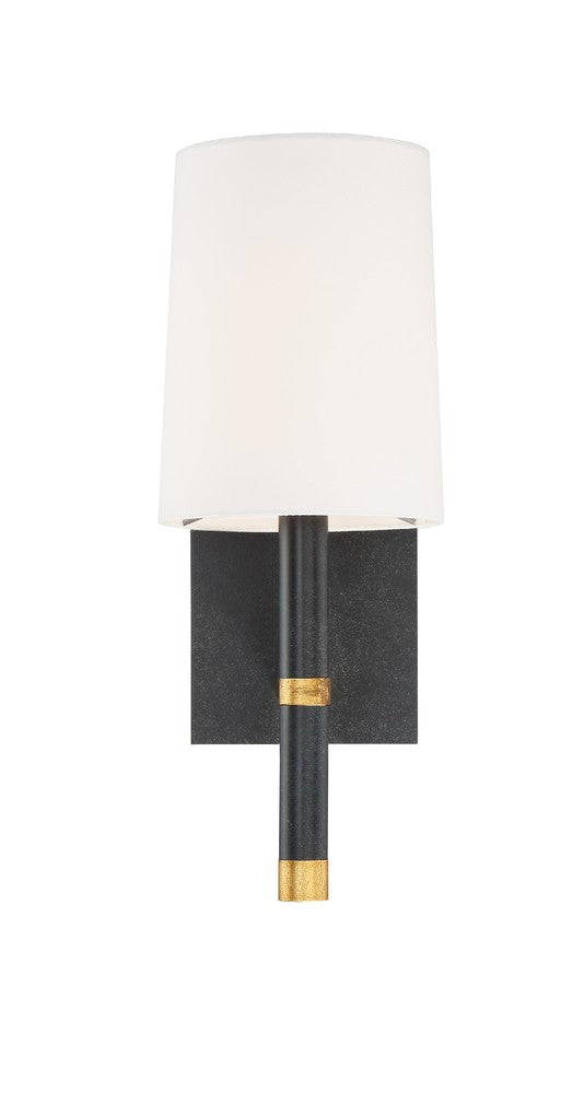 Crystorama WESTON WES-9901-BK-GA Sconce Americana - Black