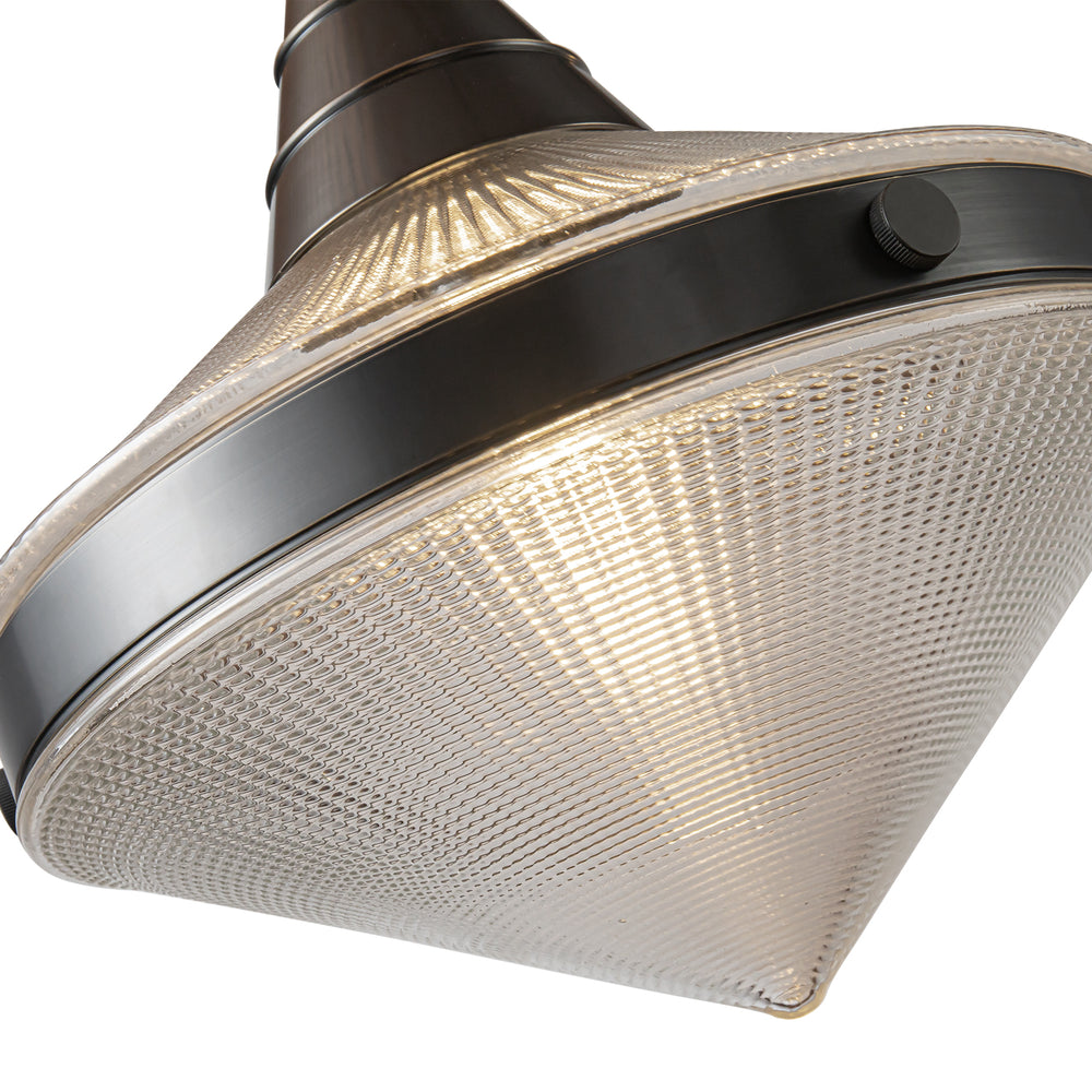 ALORA Lighting Willard LP348241UBPG Linear Pendant, UL Damp Rated, Urban Bronze/Prismatic Glass