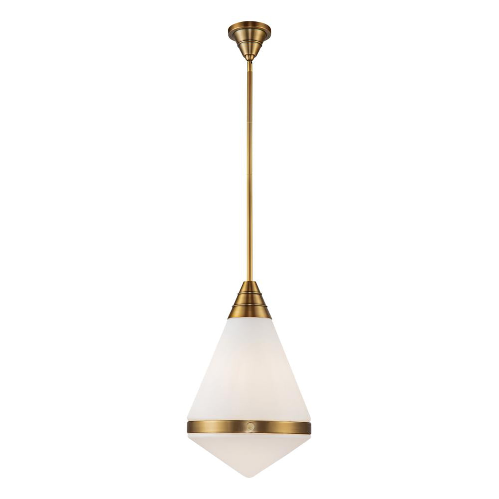 Alora Lighting WILLARD PD348022VBOP Pendant - Vintage Brass