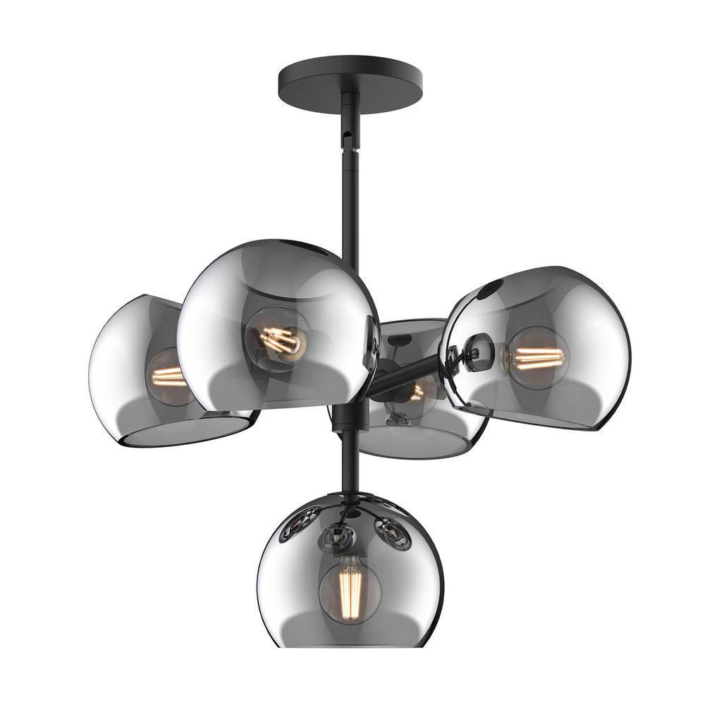 Alora Lighting WILLOW CH548518MBSM Chandelier - Matte Black