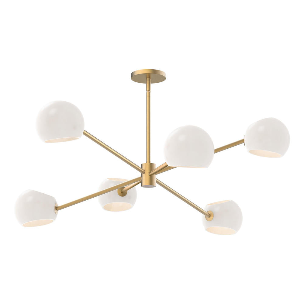 Alora Lighting WILLOW CH548637BGOP Chandelier - Brushed Gold