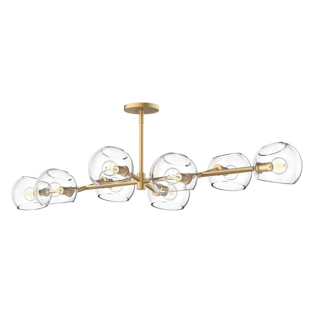 Alora Lighting WILLOW LP548848BGCL Pendant - Brushed Gold