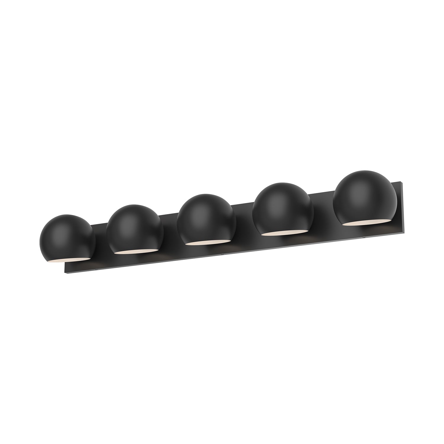 Willow 40-in Matte Black 5 Lights Vanity