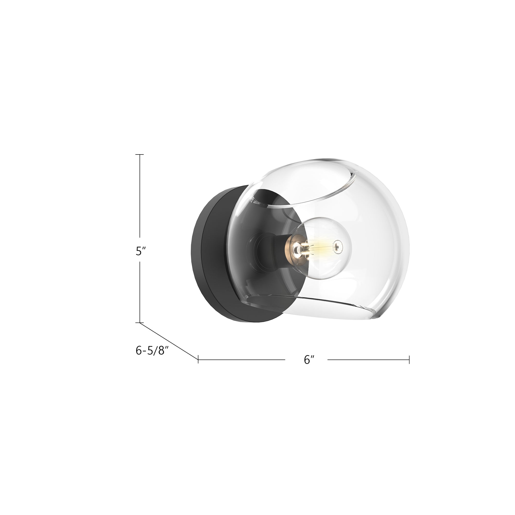 Willow 6-in Brushed Gold/Opal Matte Glass 1 Light Wall/Vanity