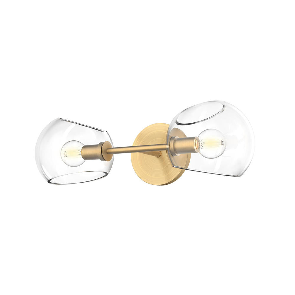 Alora Lighting WILLOW WV548217BGCL Bathroom Fixture - Brushed Gold