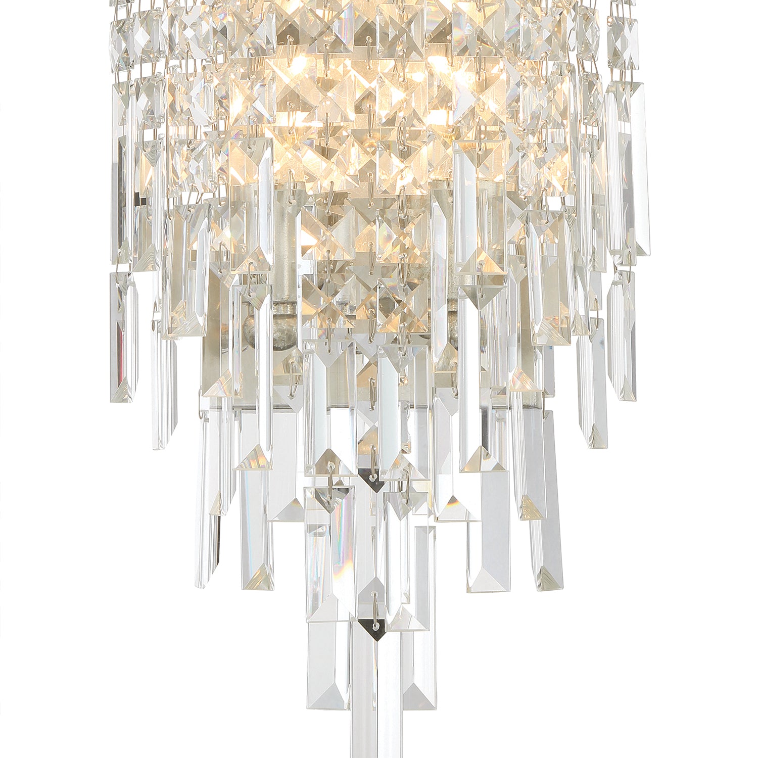 Crystorama Winfield WIN-212-SA-CL-MWP – 9.75 Inch – 2 Light – Sconce – Antique Silver – Damp Rated