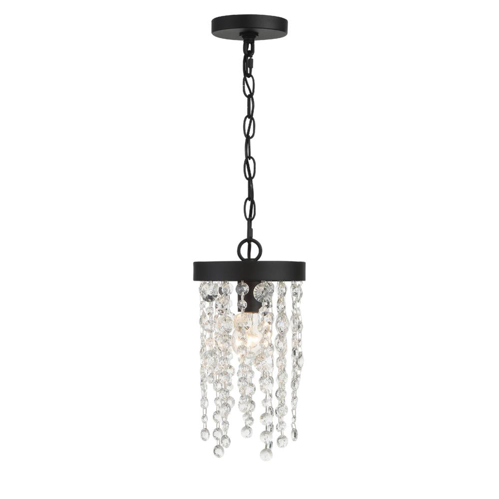 Winham 1 Light Black Forged Mini Pendant