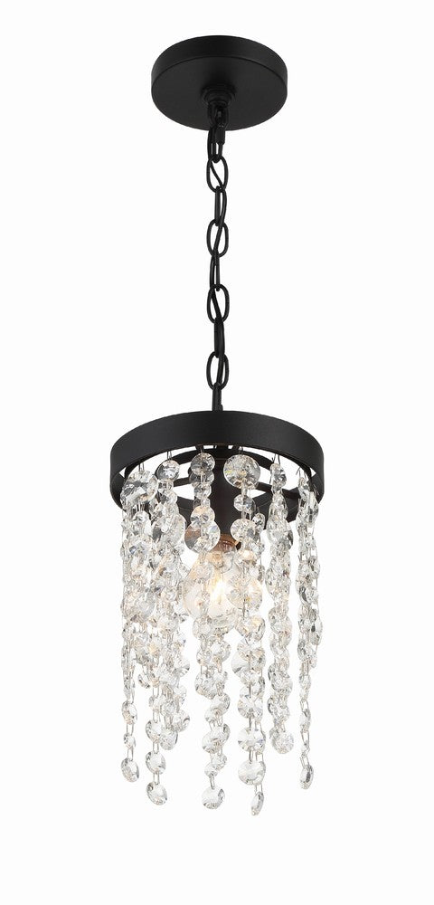 Crystorama WINHAM WIN-610-BF-CL-MWP Pendant Contemporary - Black Forged