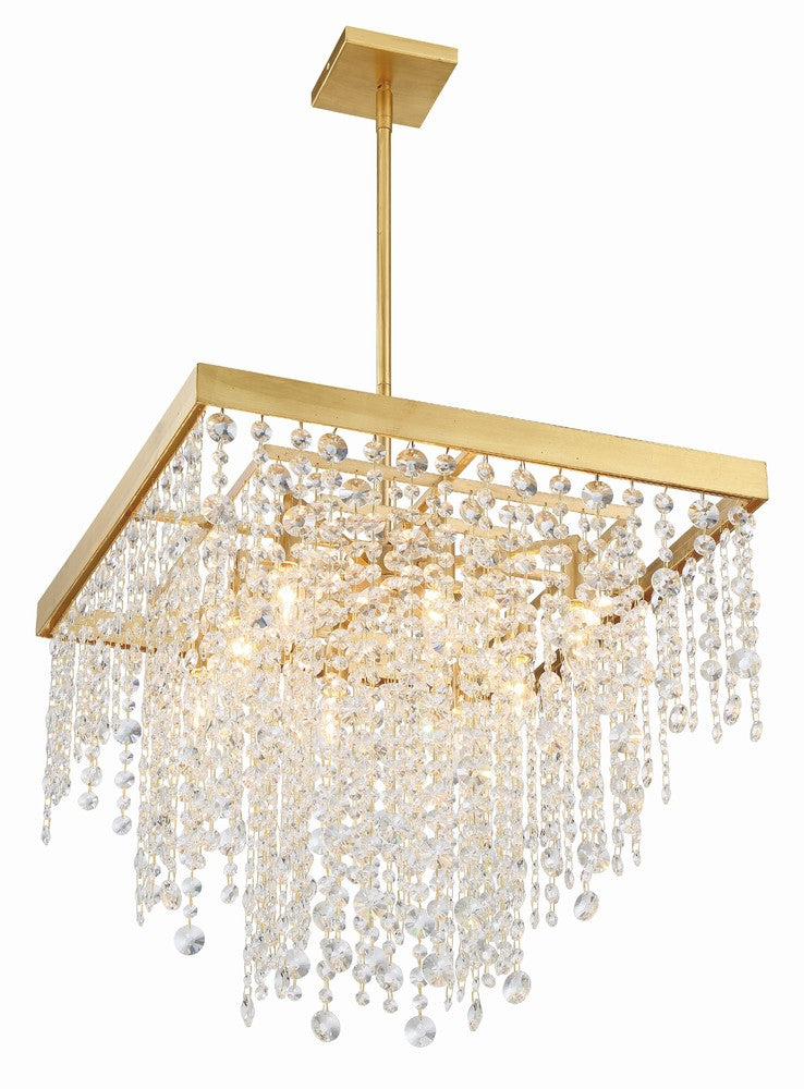 Crystorama WINHAM WIN-618-GA-CL-MWP Chandelier Contemporary - Antique Gold