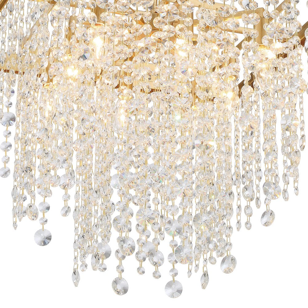 Crystorama WINHAM WIN-618-GA-CL-MWP Chandelier Contemporary - Antique Gold