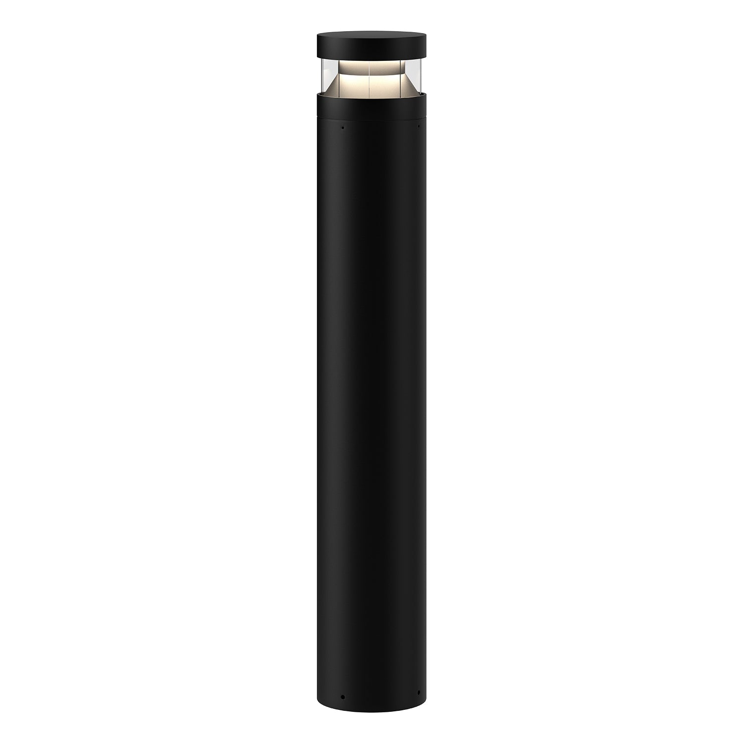 Windermere 38-in Black LED Exterior Bollard