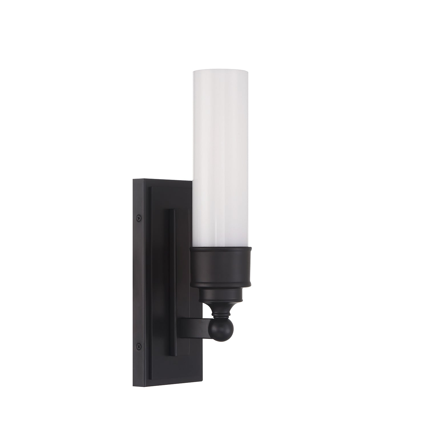 Crystorama Wilcox WLX-301-MK – 4.75 Inch – 1 Light – Sconce – Matte Black – Damp Rated